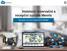 Tablet Screenshot of mevris.cz